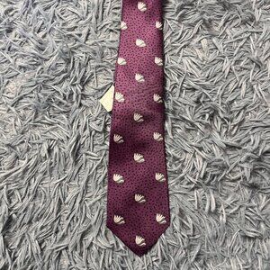 Valentino Vintage Purple Silk Tie